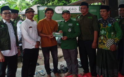 LAZISNU PCNU Jambi Salurkan Bantuan untuk Korban Angin Puting Beliung di Kecamatan Palas